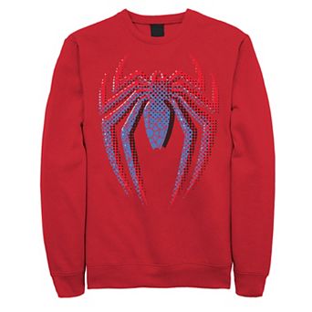 Men's Marvel Spider-Man Gradient Logo Fleece Graphic Top