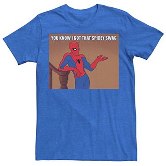 Men's Marvel Spider-Man You Know I Got That Spidey Swag Graphic Tee