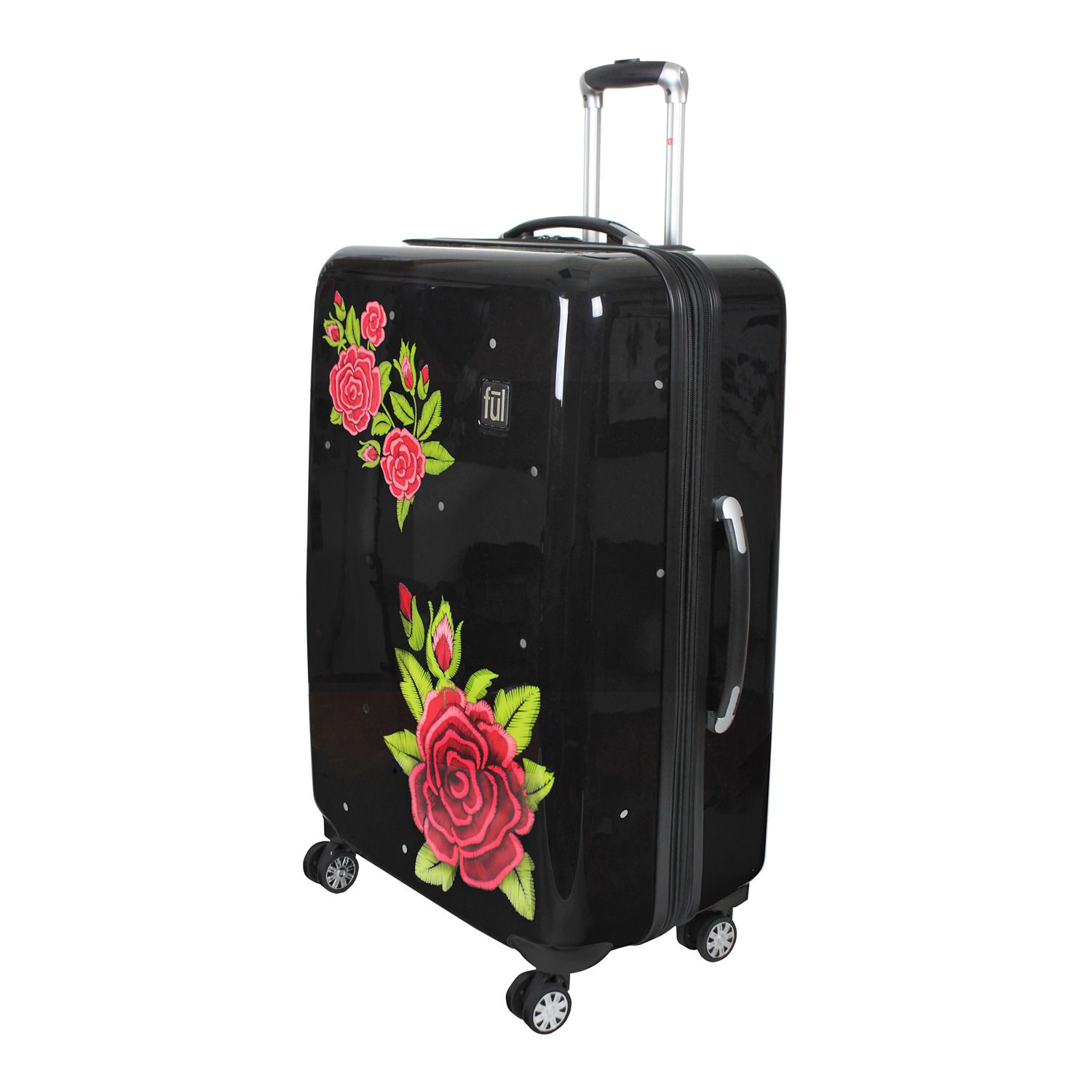 printed hard case luggage