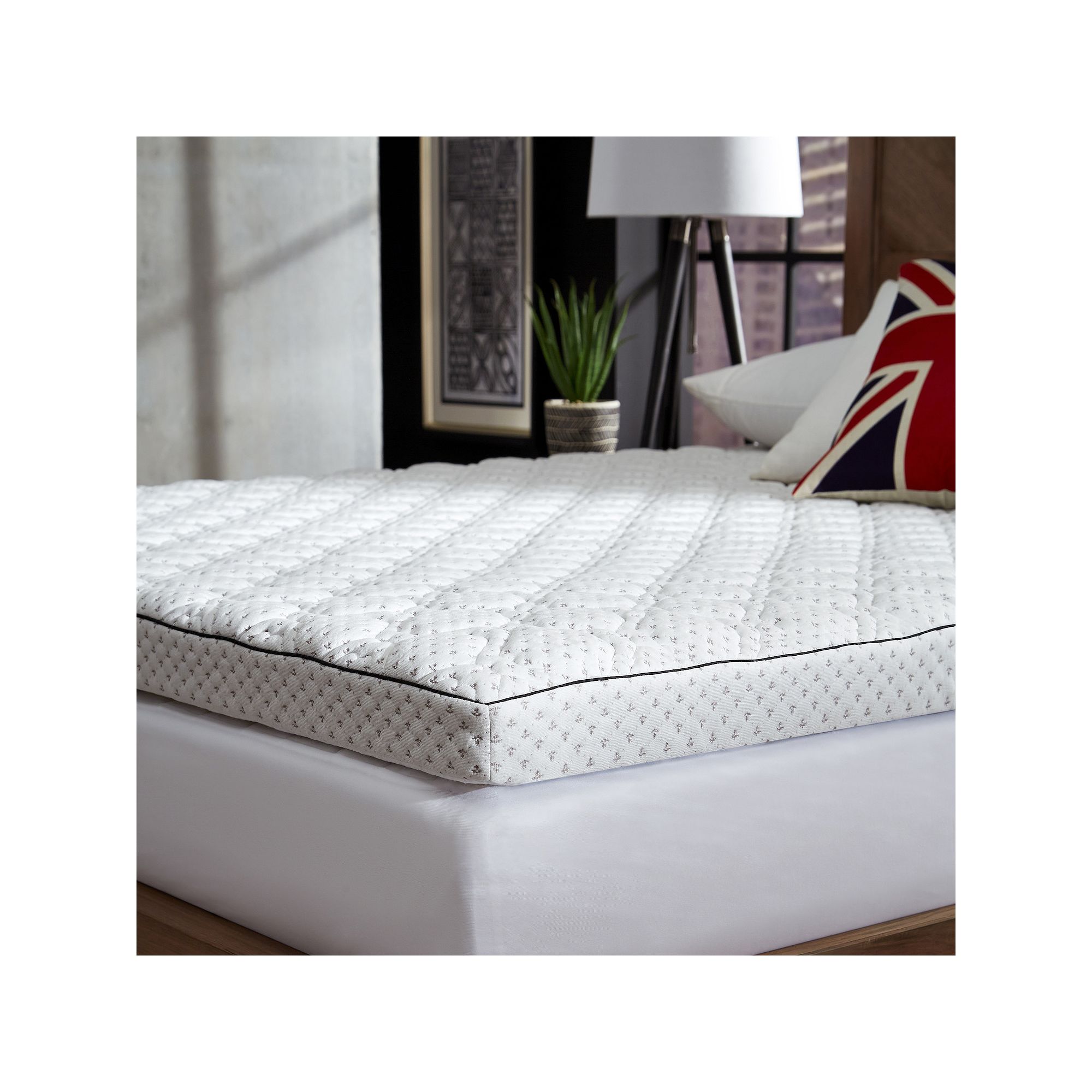 Behrens Kensington Manor by Behrens 3-in. Charcoal Infused Memory Foam Supr
