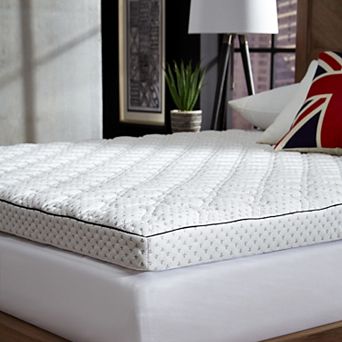 Behrens Kensington Manor by Behrens 3 in Charcoal Infused Memory Foam Supreme Mattress Topper