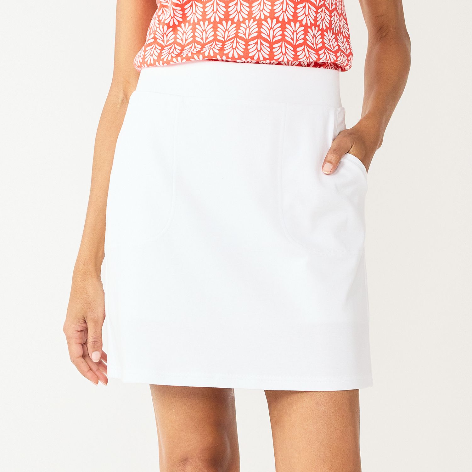 womens white skirt
