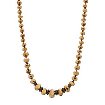 1928 Two Tone Bead Necklace