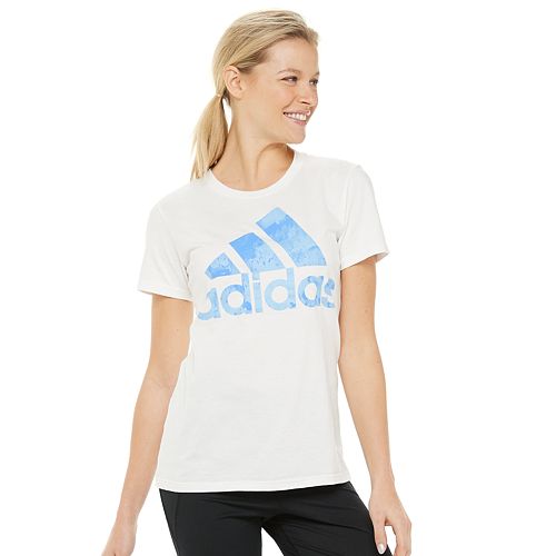adidas badge of sport tee women's
