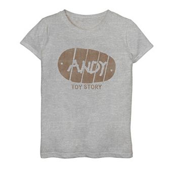 Disney / Pixar's Toy Story Girls 7-16 Andy Handwriting Graphic Tee