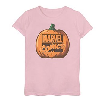 Girls 7-16 Marvel Comics Pumpkin Logo Graphic Tee