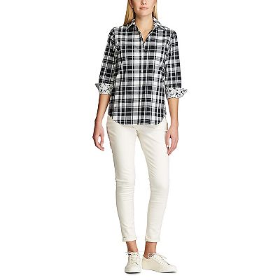 Women's Chaps No-Iron Button-Down Shirt
