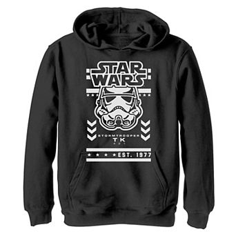 Boys 8-20 Star Wars Stormtrooper Urban Streetwear Moto Graphic Hoodie