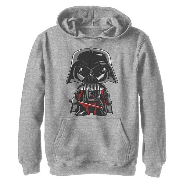 Boys 8 20 Star Wars Darth Vader Cute Chibi Kawaii Pose Graphic Hoodie