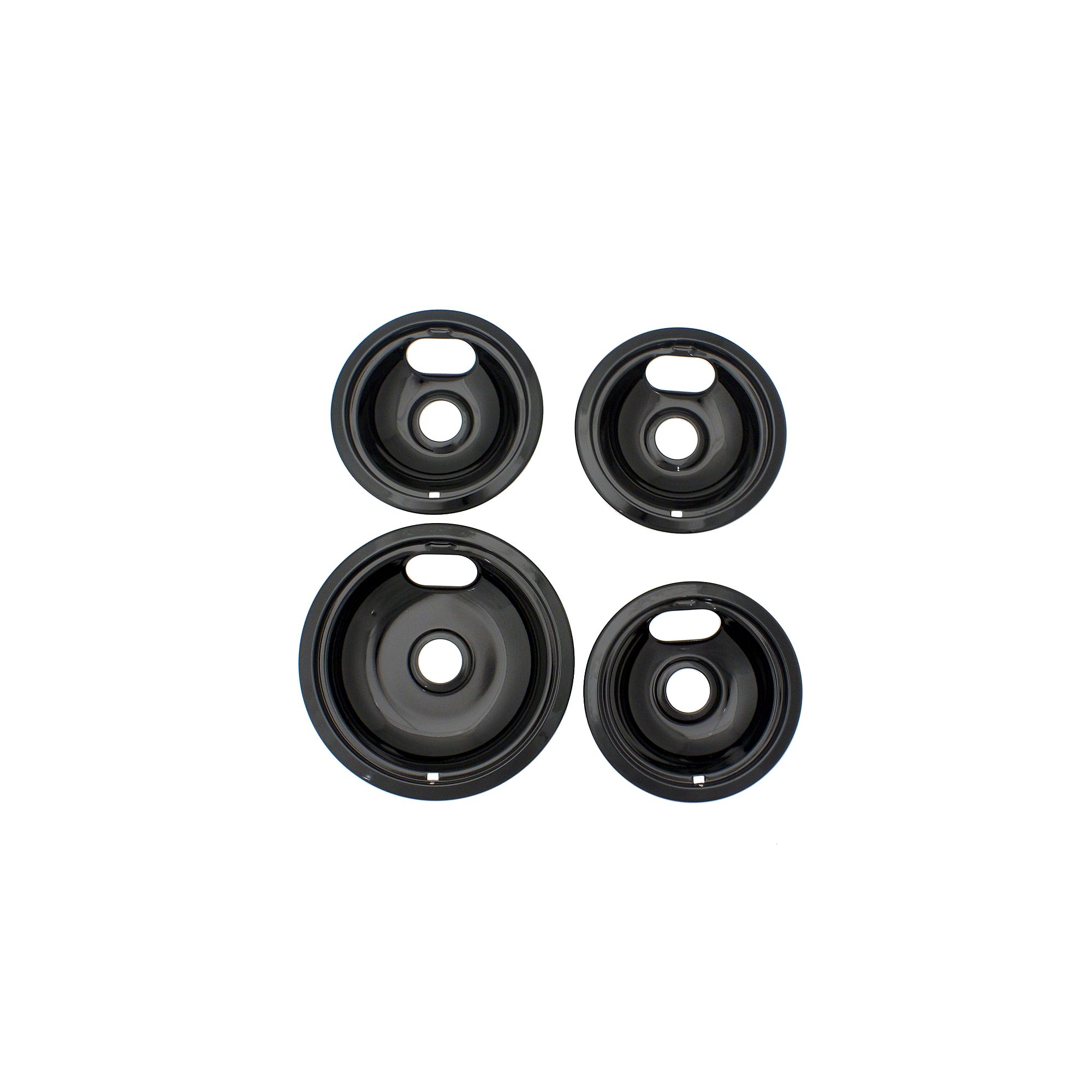 Range Kleen Black 4-pc. Style A Stovetop Set