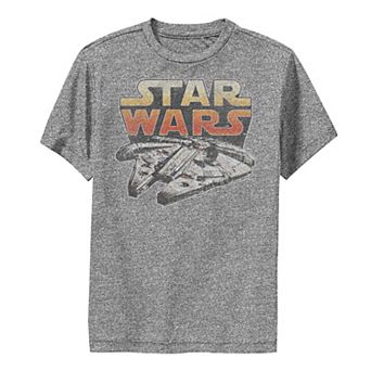 Boys 8-20 Star Wars Lone Falcon Logo Graphic Performance Tee