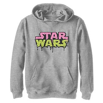 Boys 8-20 Star Wars Dripping Retro Logo Graphic Hoodie