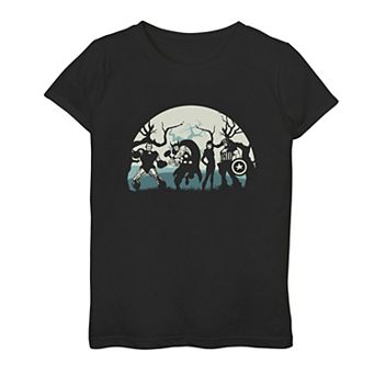 Girls 7-16 Marvel Avengers Night Portrait Graphic Tee