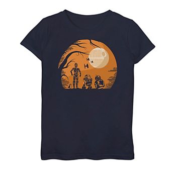 Girls 7-16 Star Wars Droids Halloween Graphic Tee