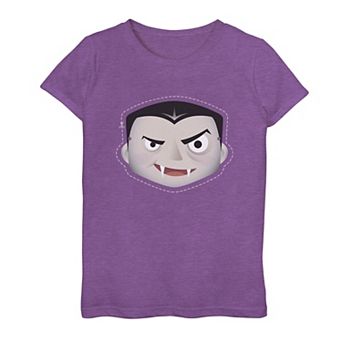 Girls 7-16 Universal Monsters Dracula Cutout Mask Graphic Tee