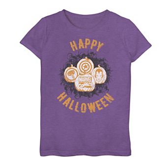 Girls 7-16 Marvel Comics "Happy Halloween" Graphic Tee