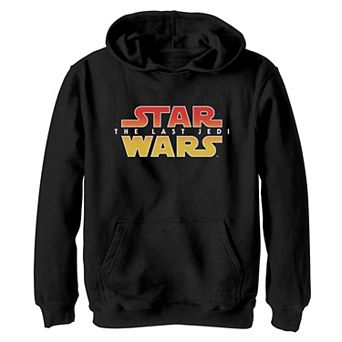 Boys 8-20 Star Wars Last Jedi Texture Gradient Logo Graphic Hoodie
