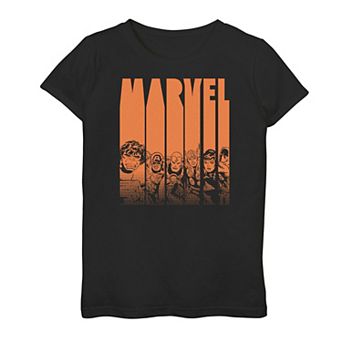 Girls 7-16 Marvel Avengers Character Stencil Graphic Tee