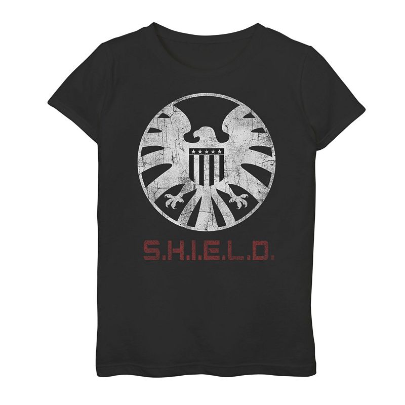 Girls 7-16 Marvel Agents of S.H.I.E.L.D. Graphic Tee, Girls, Size: Small, 