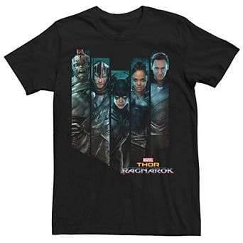 Men's Marvel Thor Ragnarok Character Panels Tee