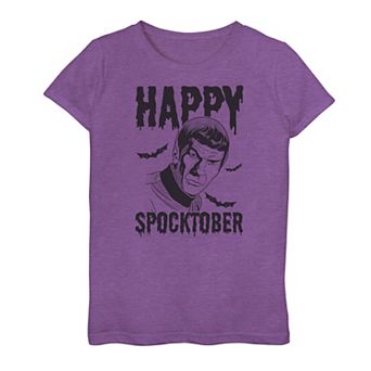 Girls 7-16 Star Trek "Happy Spocktober" Graphic Tee