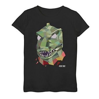 Girls 7-16 Star Trek Original Series Gorn Geometrical Graphic Tee