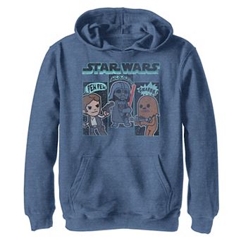 Boys 8-20 Star Wars Simple Boba Outline Graphic Hoodie