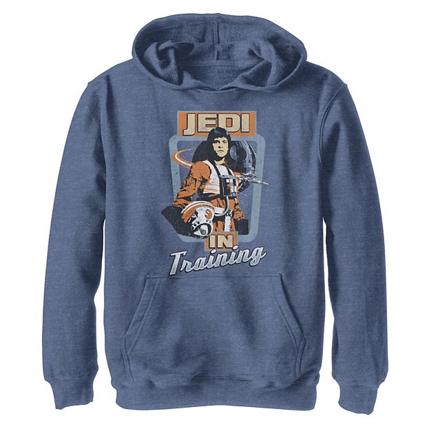 Boys 8 20 Star Wars Luke Skywalker Jedi In Training Graphic Hoodie