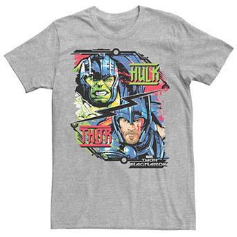 Men's Marvel Thor Ragnarok Hulk Champ vs God of Thunder Tee