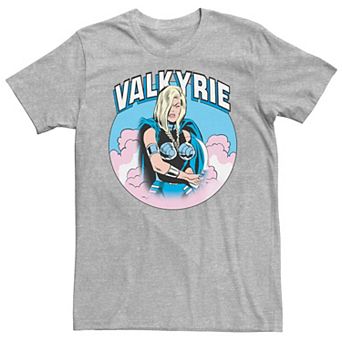 Men's Marvel Valkyrie the Destroyer Bubble Gum Cloud Comic Tee