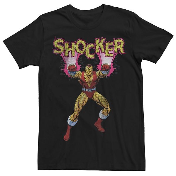 Men's Marvel Shocker Classic Retro 90's Spider-Man Villain Tee