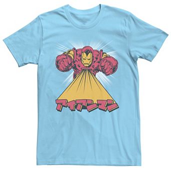 Men's Marvel Avengers Iron Man Kanji Fly Tee