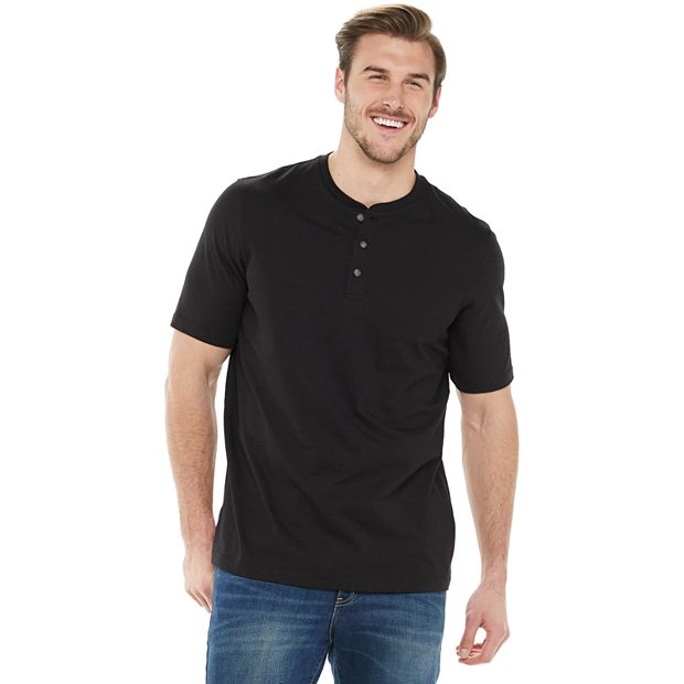  Mens Shirts Big and Tall Mens Henley Short Sleeve