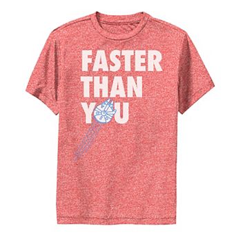 Boys 8-20 Star Wars Faster Than You Quote Graphic Performance Tee