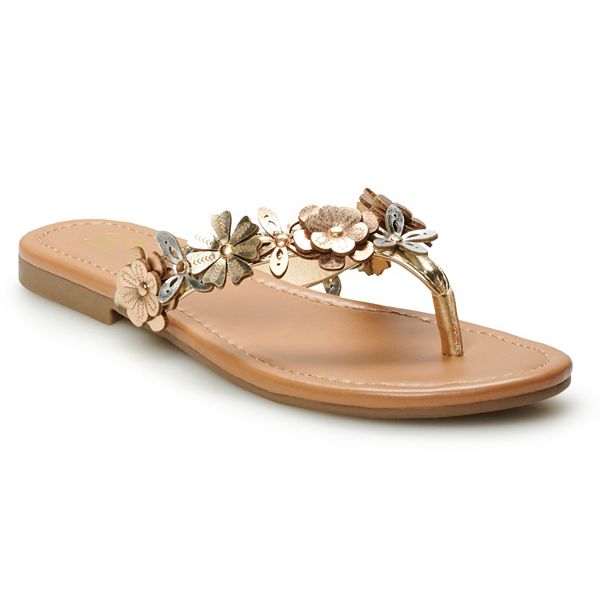 gold flats kohls