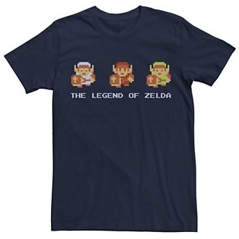 Men's Nintendo Zelda Link 8-Bit Pixel Armor Tee