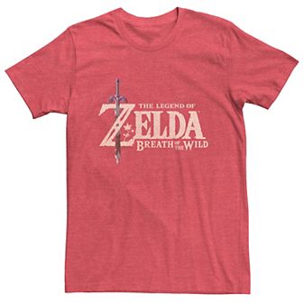 Men's Nintendo Zelda Breath Of The Wild Official Game Logo Tee
