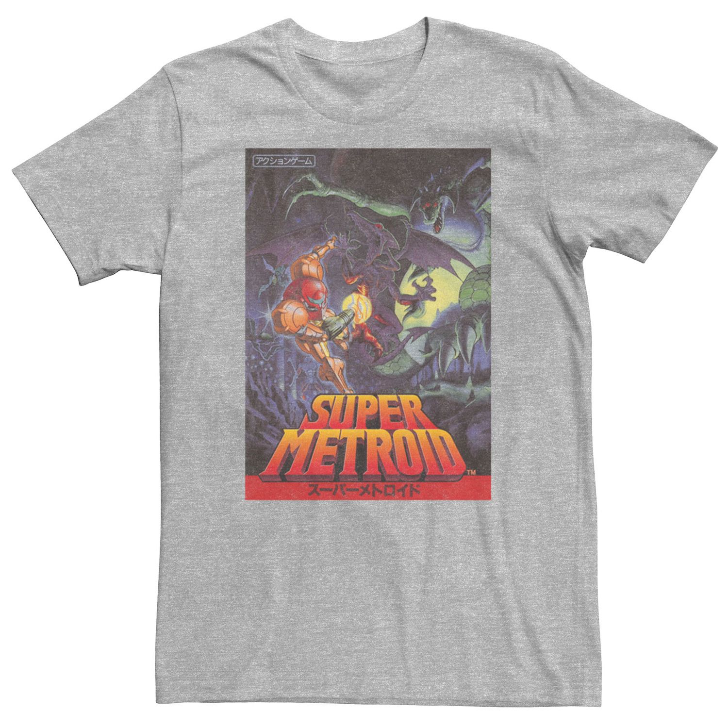 Image for Licensed Character Men's Nintendo Samus Super Metroid Cover Tee at Kohl's.