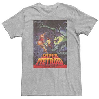 Men's Nintendo Samus Super Metroid Cover Tee
