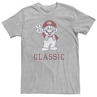 Men's Nintendo Super Mario Distressed Classic Game Graphic Tee