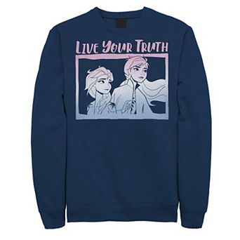 Men's Frozen 2 Elsa Neon Gradient Sweatshirt