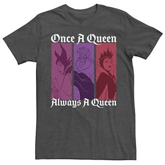 Disney Villains Once A Queen Always A Queen Men's Tee