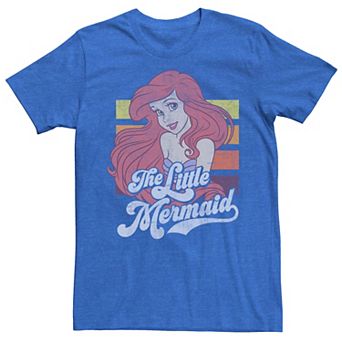 Disney's The Little Mermaid Men's Vintage Stripes Tee