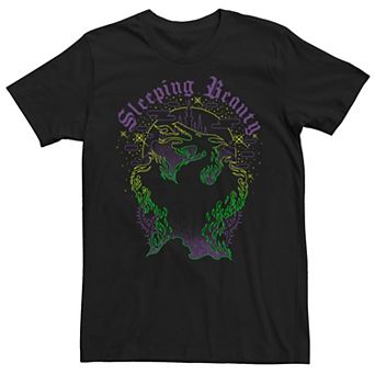 Disney's Sleeping Beauty Maleficent Men's Dark Dragon Tee
