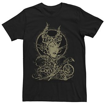 Disney's Sleeping Beauty Maleficent Men's Crow Branches Tee