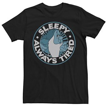 Disney's Snow White Sleepy Men's Always Tired Circle Tee