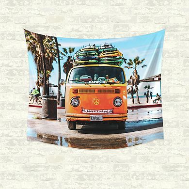 RoomMates Surf Van Large Tapestry