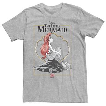 Disney's The Little Mermaid Men's 30th Anniversary Logo Graphic Tee