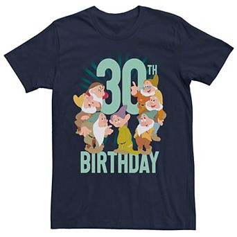 Disney's Snow White Dwarfs Group Shot Men's 30th Birthday Tee