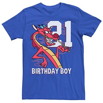 Disney's Mulan Mushu 21st Birthday Boy Men's Tee